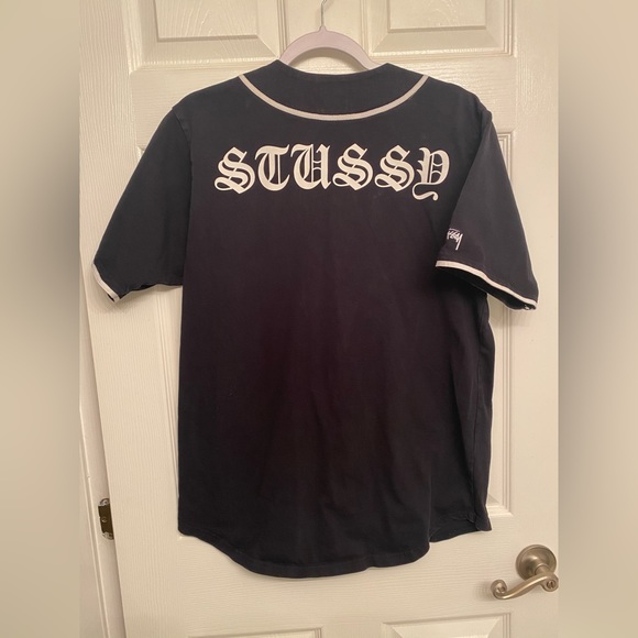 SOLD Vintage Stussy Logo Baseball Jersey - Picture 2 of 11